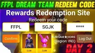Day 2 FFPL Redeem Code Free Rewards Bundle Claim | Today Redeem Code | GLTG GAMING