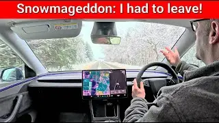 A winter so crazy they had to dig my village out. More Tesla snow fun!