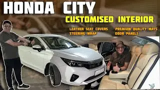 Best OEM Leather Seat Covers for Honda City  | Steering wrap | Car Accessories Delhi | Manufacturing
