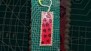 cardboard bookmark diy #craftideas #bookmark #short