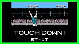 Tecmo Super Bowl (NES) Gameplay