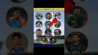 Ind vs pak combined squad for T20 WC 2026#cricket #shortvideo #update #
