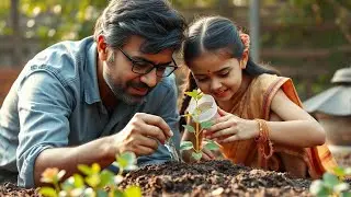 #Tree with girl related story. ✔️🌱😍#aakabasi. AI animation