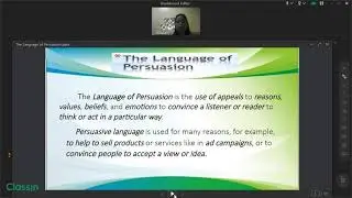 The Language of Persuasion