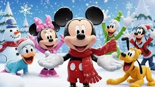 Mickey Mouse and Friends ❄️ Winter Fun Adventure | 3D Cartoon for Kids