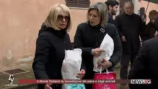 A Monte Roberto la benedizione del pane e degli animali