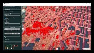 Relev&eacute;s LiDAR et images obliques temp&ecirc;te La Chaux-de-Fonds 23.07.2023