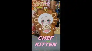 Liila's Chef Kitten as cute as Labubu