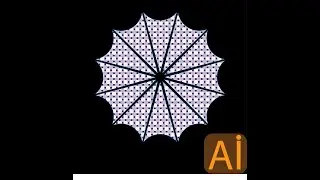 How to creat a umbrella Logo art work tutorial shorts in adobi illustrator cc.