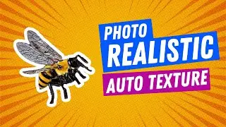 Auto Texture your 3D model in minutes - Bee Marleen Demo