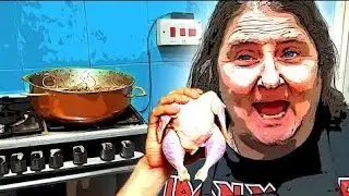Kay cooking bit batter then candy cooking 