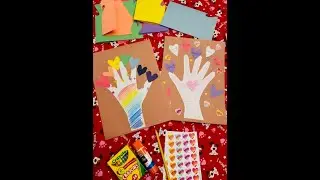 Handprint Heart Trees!