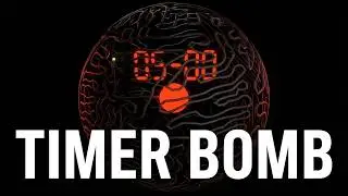5 Minute Bomb Timer 💣 | 3D Animation Countdown with Explosion