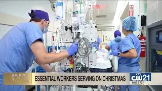 Essential workers on Christmas