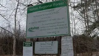 Britton Track trail loop Milton - Hilton Falls Conservation area Jan.31/21
