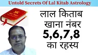 The Hidden Secrets Of House  Numbers 5,6,7 and 8 You Never Knew // Lal Kitab By Dr Sagar Neogi