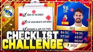 FIFA 17 CHECKLIST CHALLENGE!! 📋 TEAM OF THE SEASON ISCO! - 96 ISCO SQUAD BUILDER
