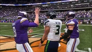 Madden NFL 19 - Minnesota Vikings vs Seattle Seahawks - Gameplay (HD) [1080p60FPS]