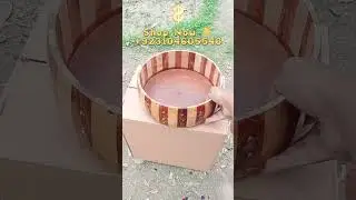 Wooden Hotpot, Brass Work Hotpot. #hotpot #kitchen #trending #foryou #fyp #youtube #youtubeshorts