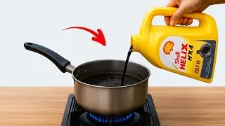 Кипятите ОТРАБОТАННОЕ МАСЛО и превращайте его в ДЕНЬГИ. Простой совет, но 99% людей о нём не знают!