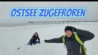 OSTSEE zugefroren! Eiszeit auf der Insel Usedom! Winter 2026