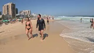 🇧🇷 LEBLON BEACH - RIO DE JANEIRO, BRAZIL 2023      [     4K UHD     ]