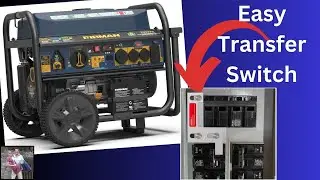 Low-Cost Generator Interlock Transfer Switch for Whole House