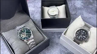 Shop về thêm đồng hồ nội địa Nhật chính hãng: Orient star Open heart, Seiko5 sports