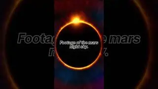 Footage of mars night sky!! #shorts #trending #mars #space