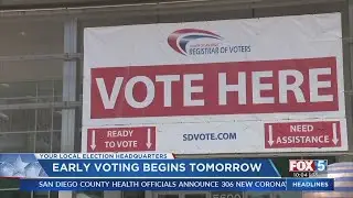 Registrar Expecting Record Turnout As Early Voting Set To Start