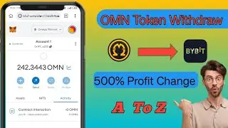 Omn Token withdraw system. Omega Network @bd71income #mining