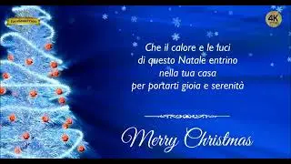 AUGURISSIMI BUON NATALE - Whatsapp 4k
