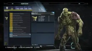 Injustice 2 Epic Gear Set Swamp Thing Parliament of Trees