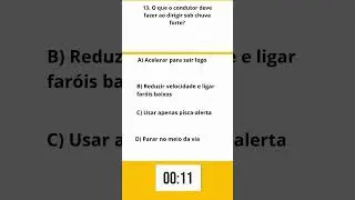 Ser&aacute; que Voc&ecirc; Acerta Essa da Prova do Detran? #quiz #provadetran #transitoseguro #cnh2025