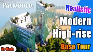 Modern Twin Sky-Rise: Efficiency Overridden for Internal Satisfaction | No-Mod Palworld Base Tour