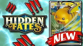 HIDDEN FATES Raichu-GX Tin Unboxing *FULL ART TRAINER*