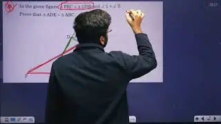 FEC is congruent to GDB and Angle 1=Angle 2 Prove that triangle ADE is is similiar to triangle ABC