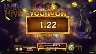 BetSoftGaming - Mystic Hive (Demo play with feature)