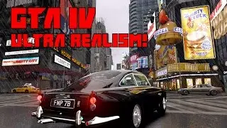 GTA 4 iCenhancer 3.0, Road textures, Realistic Cars and Vegetation with an ENC Lighting Mod!