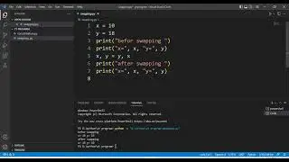 #2 swap two number in python