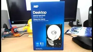 Disque dur Western Digital Blue 1To (unboxing et formatage en NTFS)