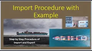 Import Procedure with Example English subtitles #import #procédure