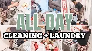 2021 ALL DAY CLEAN WITH ME | EXTREME CLEANING AND LAUNDRY MOTIVATION| 2021 WINTER LAUNDRY ROUTINE