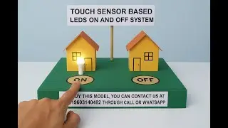 Touch sensor based LEDs on and off system