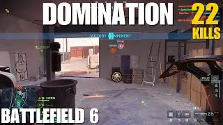 BATTLEFIELD 6 - Domination Mode! Intense Fight (199-200) Score! Blackwell Fields (Stockpile) Map