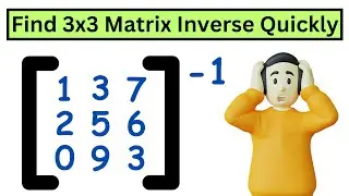 Determinant, Inverse, Minor, Cofactor of any 2x2 or 3x3 Matrix