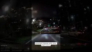 Uhd dual-lens dash cam with night vision & wide angle view #car #dashcam