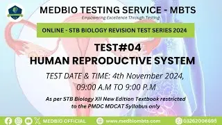 TEST-04 EXPLANATION WITH REFERENCES - HUMAN REPRODUCTIVE SYSTEM  - STB BIOLOGY REVISION TEST SERIES