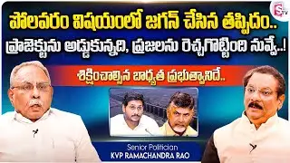 KVP Ramachandra Rao Exclusive Interview About Polavaram | Satish Babu | Journalist Diary | SumanTV