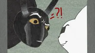 Riding on my Deer right after a beer... [Rain World | Asgore meme cover]